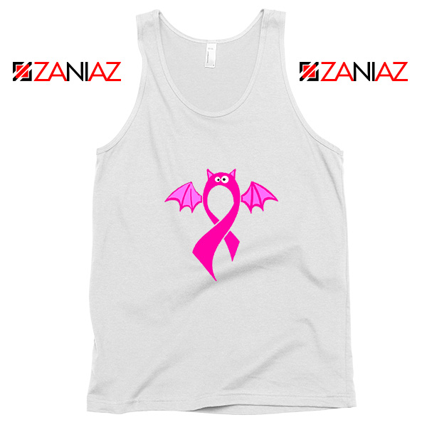 Breast Cancer Awareness White Tank Top