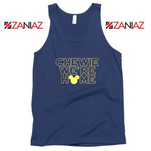 Chewie We Are Home Navy Blue Tank Top