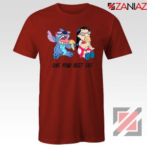 Disney Lilo and Stitch Red Tshirt