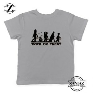 Disney Trick or Treating Sport Grey Kids Tshirt