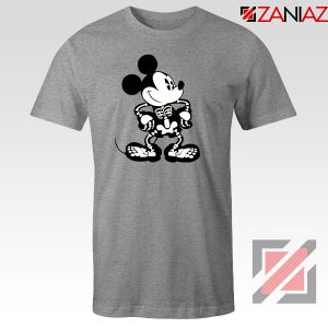 Mickey Mouse Skull Sport Grey Tshirt