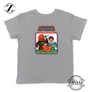 Pumpkins Revenge Kids Sport Grey Tshirt