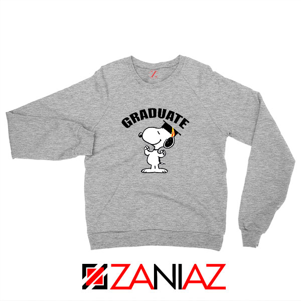 Snoopy Graduate Sport Grey Sweatshirt