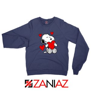Snoopy Valentine Navy Blue Sweatshirt