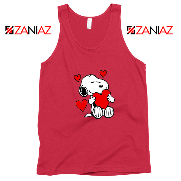 Snoopy Valentine Red Tank Top