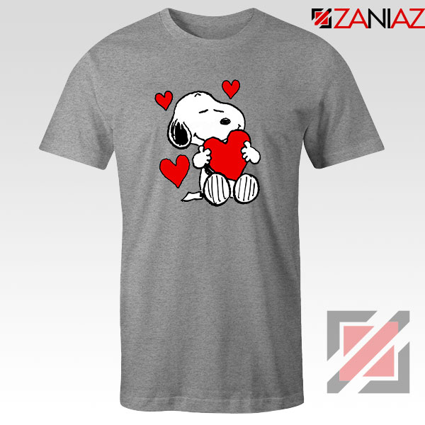 Snoopy Valentine Sport Grey Tshirt