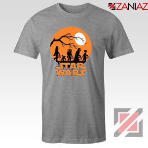 Star Wars Trick or Treating Sport Grey Tshirt