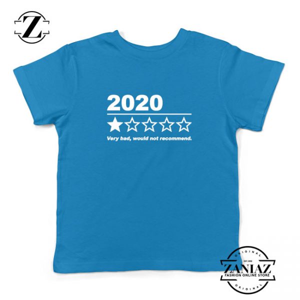 2020 Bad Year Kids Blue Tshirt