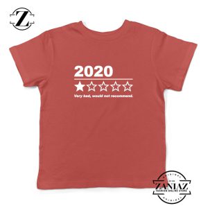 2020 Bad Year Kids Red Tshirt