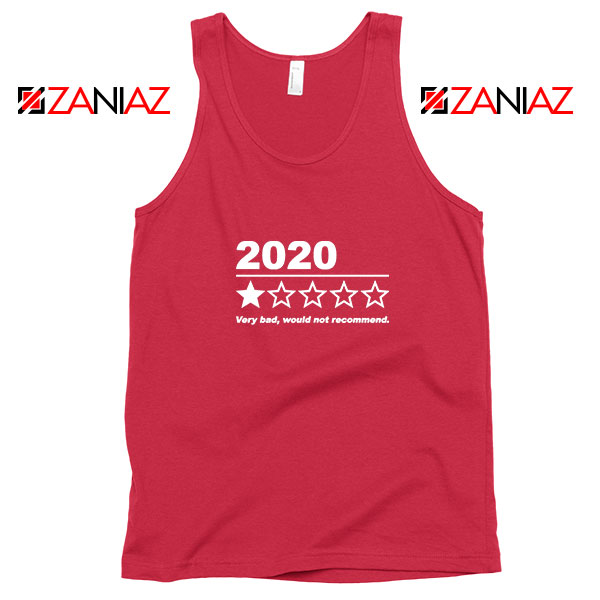 2020 Bad Year Red Tank Top
