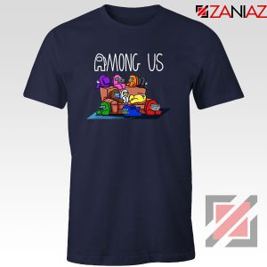 Among Us Couch Navy Blue Tshirt