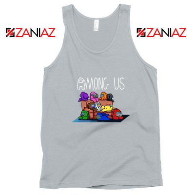 Among Us Couch Sport Grey Tank Top