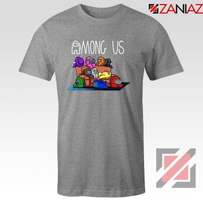 Among Us Couch Sport Grey Tshirt