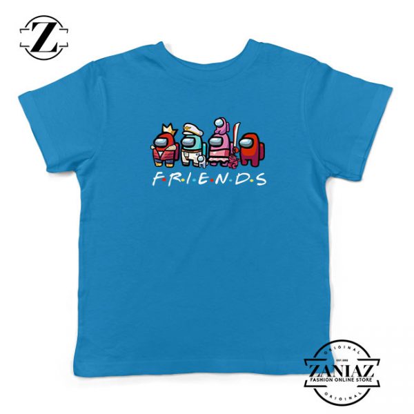Among Us Friends Kids Blue Tshirt