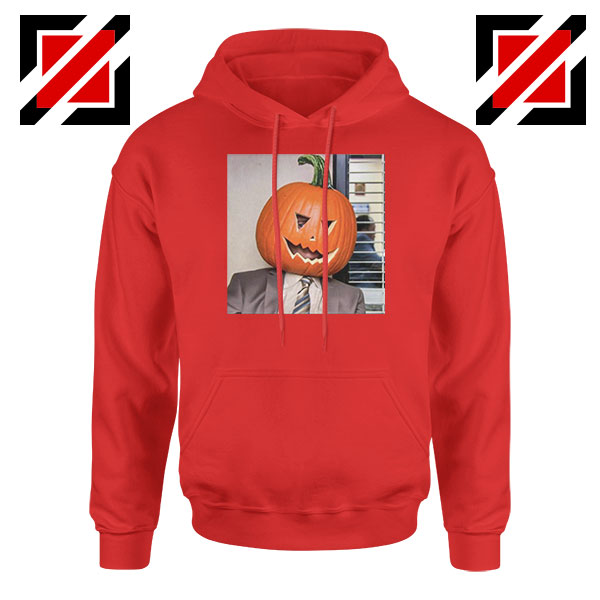 Dwight Pumpkin Head Red Hoodie