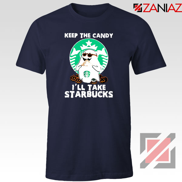 Ghost Keep The Candy Navy Blue Tshirt