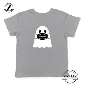 Ghost Mask 2020 Kids Sport Grey Tshirt