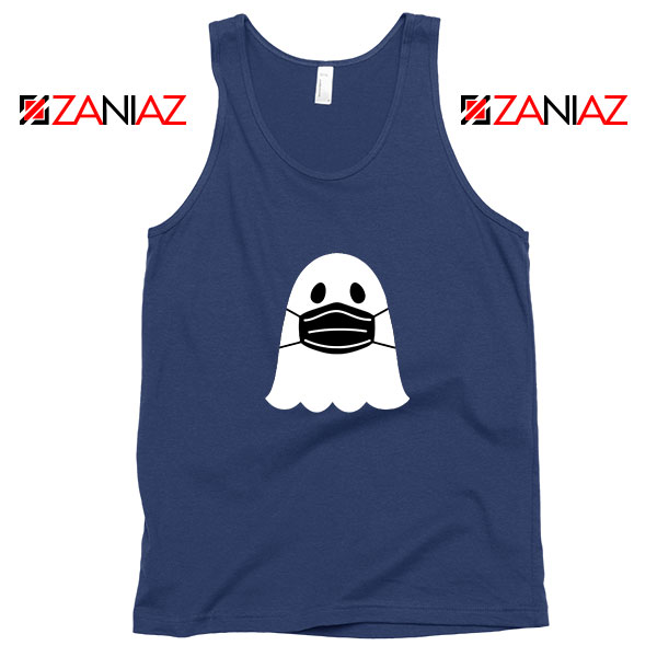 Ghost Mask 2020 Navy Blue Tank Top