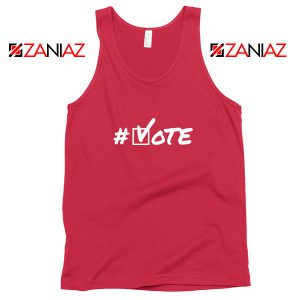 Hashtag Vote Red Tank Top