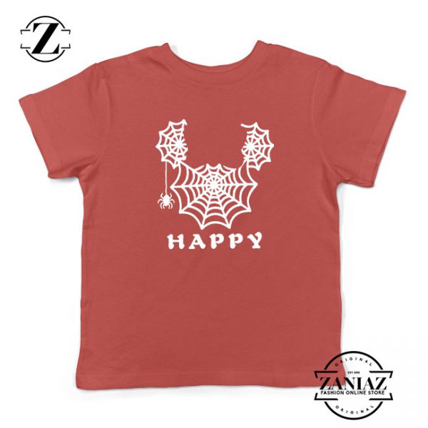Spider Mickey Mouse Kids Red Tshirt