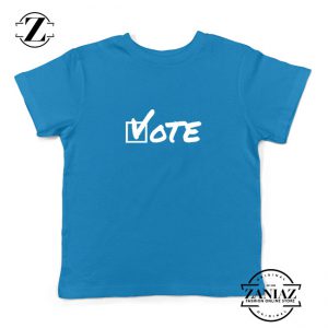 Vote 2020 Election Kids Blue Tshirt