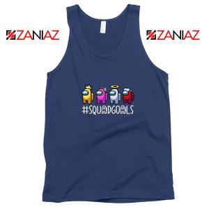 Among Us Squad Navy Blue Tank Top