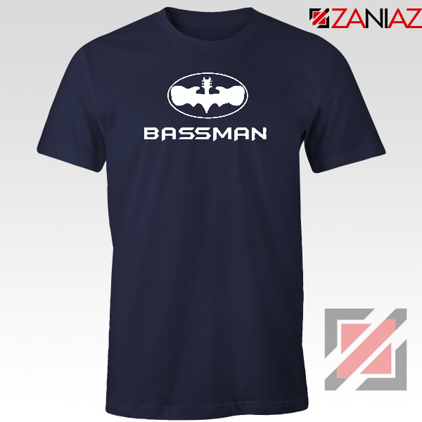 Bassman Guitarist Navy Blue Tshirt