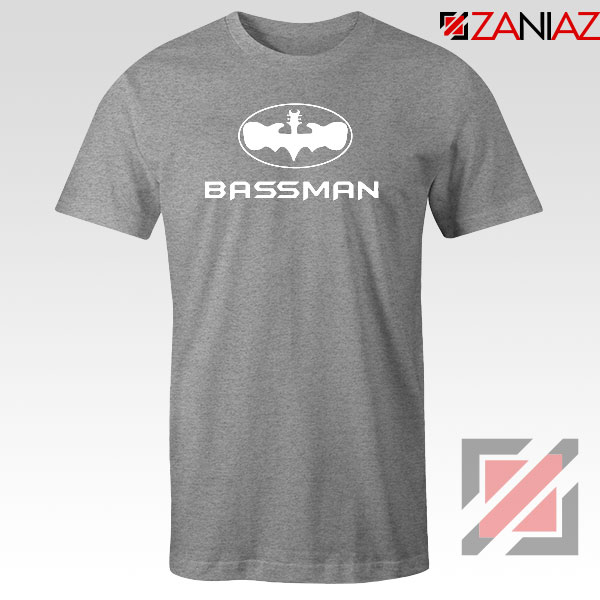 Bassman Guitarist Sport Grey Tshirt