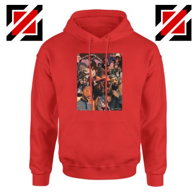 Brent Faiyaz Graphic Red Hoodie