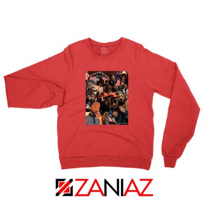 Brent Faiyaz Graphic Red Sweatshirt