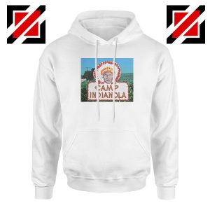 Camp Indianola White Hoodie