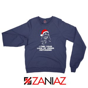 Darth Vader Christmas Navy Blue Sweatshirt