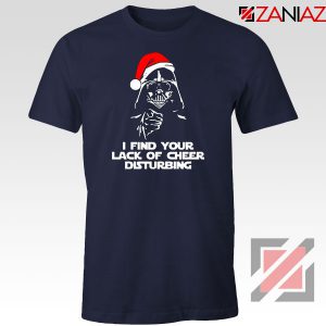 Darth Vader Christmas Navy Blue Tshirt
