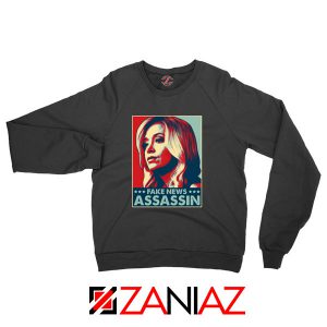 Fake News Assassin Mcenany Black Sweatshirt