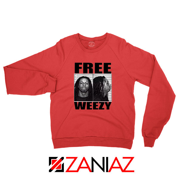 Free Weezy Red Sweatshirt