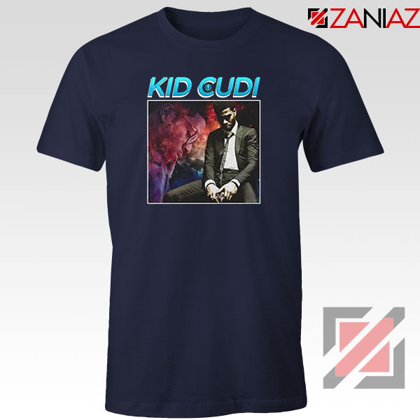 Kid Cudi Black Rap Navy Blue Tshirt