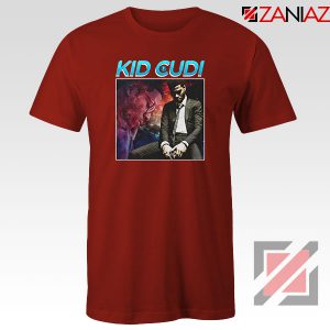 Kid Cudi Black Rap Red Tshirt