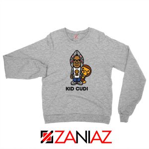 Kid Cudi Monkey Sport Grey Sweatshirt