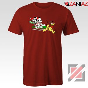 Mickey Minnie Pluto Red Tshirt