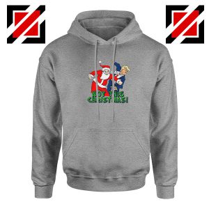 Not This Christmas Trump Sport Grey Hoodie