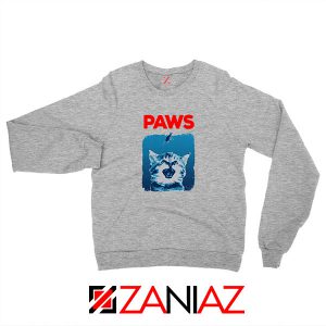 PAWS Cat Lovers Sport Grey Sweatshirt