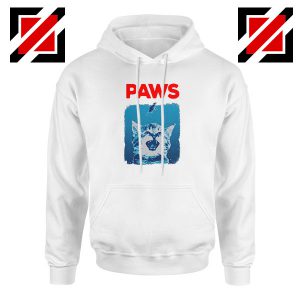 PAWS Cat Lovers White Hoodie