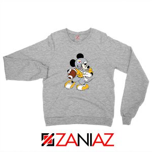 Pittsburgh Steelers Mickey Sport Grey Sweatshirt