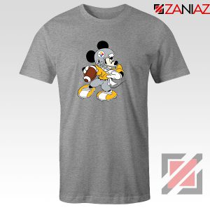 Pittsburgh Steelers Mickey Sport Grey Tshirt