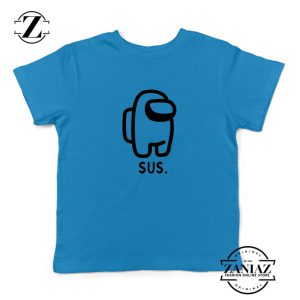SUS Among Us Kids Blue Tshirt