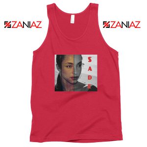 Sade Adu Musician Red Tank Top