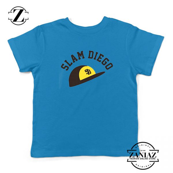 Slam Diego Team Kids Blue Tshirt