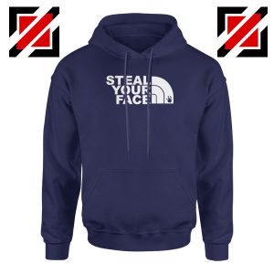 Steal Your Face Jam Band Navy Blue Hoodie