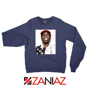 ASAP Rocky Navy Blue Sweatshirt