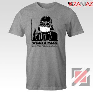 Darth Vader Face Mask Sport Grey Tshirt